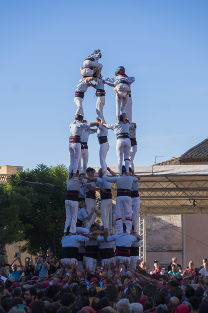 Concurs de Castells a Torredembarra.