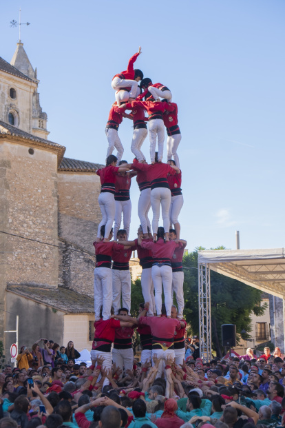 Concurs de Castells a Torredembarra.