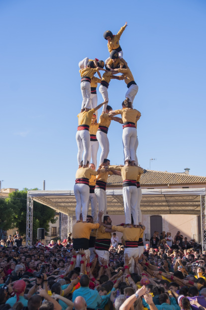 Concurs de Castells a Torredembarra.