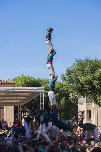 Concurs de Castells a Torredembarra.