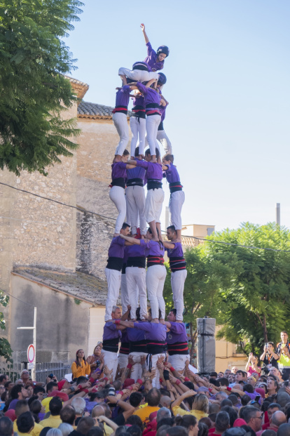 Concurs de Castells a Torredembarra.