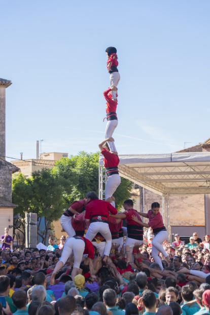 Concurs de Castells a Torredembarra.