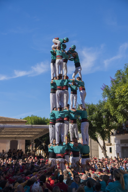 Concurs de Castells a Torredembarra.