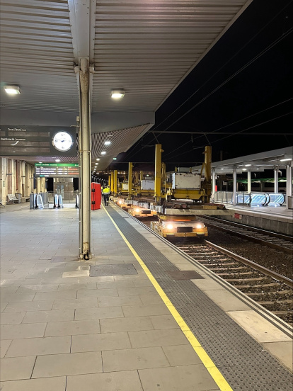 Obres al túnel de Roda de Berà.