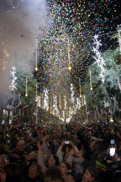 Encesa de llums de Nadal a Tarragona.