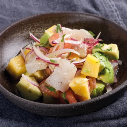 Imatge del Cebiche tropical del Racó de JP.