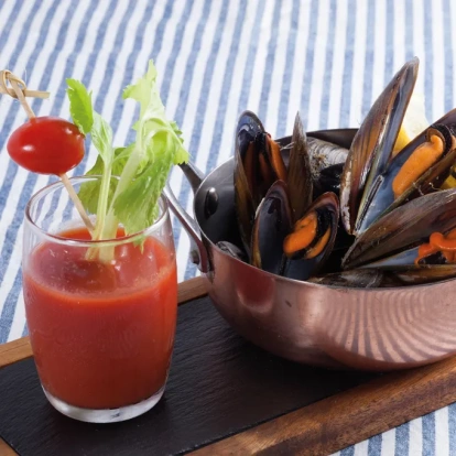 Imatge dels Mejillones Bloody Mary del Soho By Tarraco.