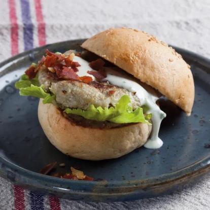 Imatge de l'Hamburguesa de Carxofa de La Presó.