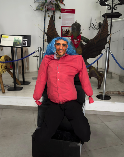 Imagen del muñeco de los Diables Voramar.