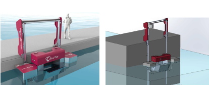 Imagen virtual del funcionamiento de los skimmers.