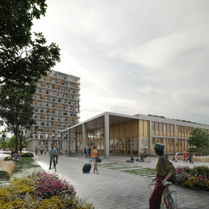 Imatge virtual de la transformació del Carrilet de Reus.