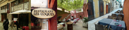 Imatges els 4 restaurants participants en la primera edició de 'Joc de Cartes'.