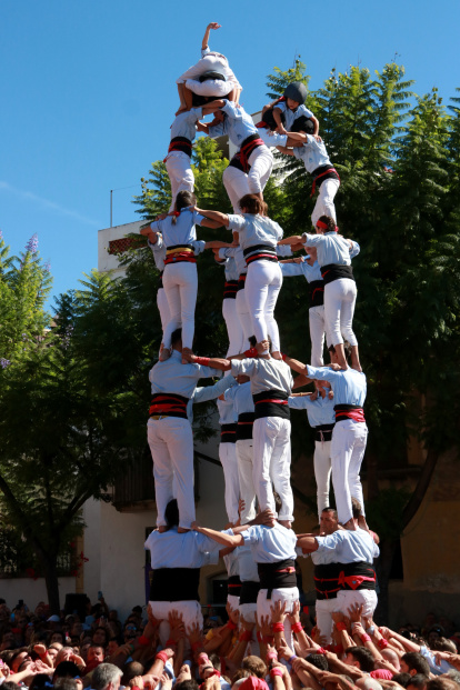 7 de 7 descarregat pels Nens de la Torre en la primera jornada del Concurs de Castells