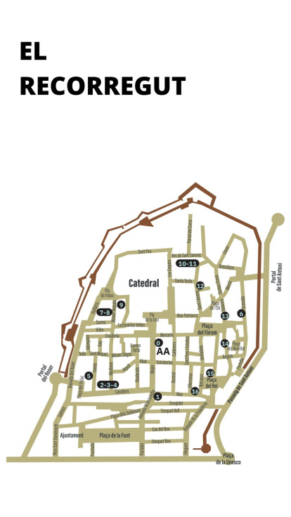 Mapa de los Tallers Oberts..