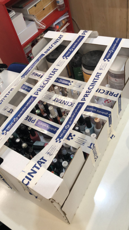 Los agentes han intervenido varios productos para no tener las marcas CE de la Unión Europea.