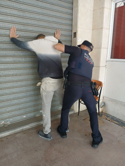 Imatge d’un dels detinguts.