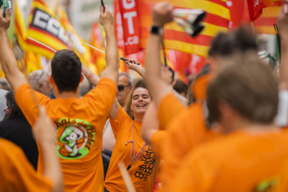 Manifestación del Primero de Mayo en Tarragona.