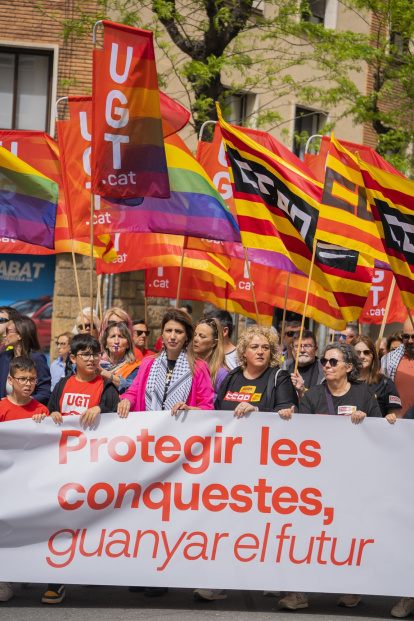 Manifestación del Primero de Mayo en Tarragona.