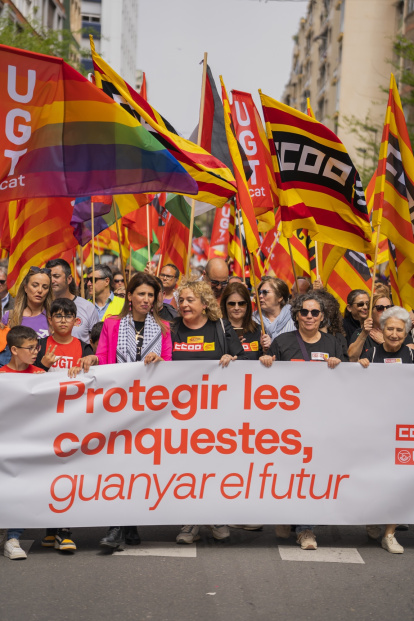 Manifestación del Primero de Mayo en Tarragona.