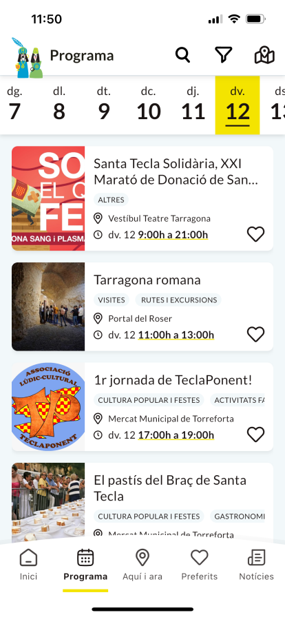 Así se ve la app desde el teléfono móvil.
