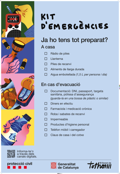 Kit d'emergències.