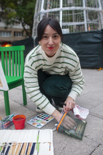 Montse Bernaus, ilustradora del cuento.