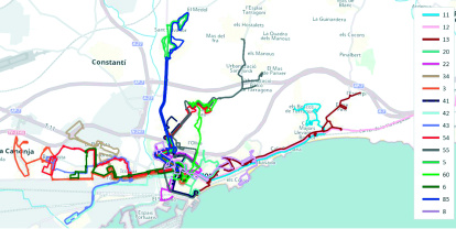 El 90% dels tarragonins tindran una parada a cinc minuts de casa.