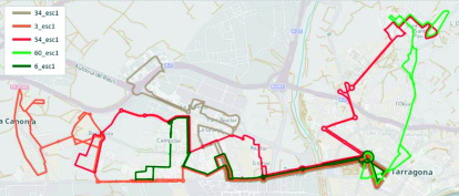 Mapa de les noves línies de l’EMT a Ponent.