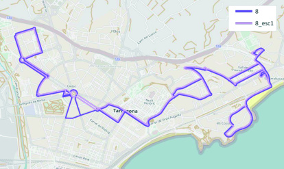 Mapa de les noves línies de l’EMT a Llevant.