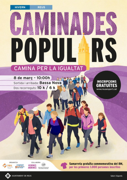 Cartell informatiu Caminada Popular 8M