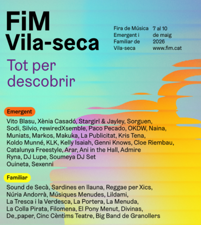 Cartell de la FiM 2026.